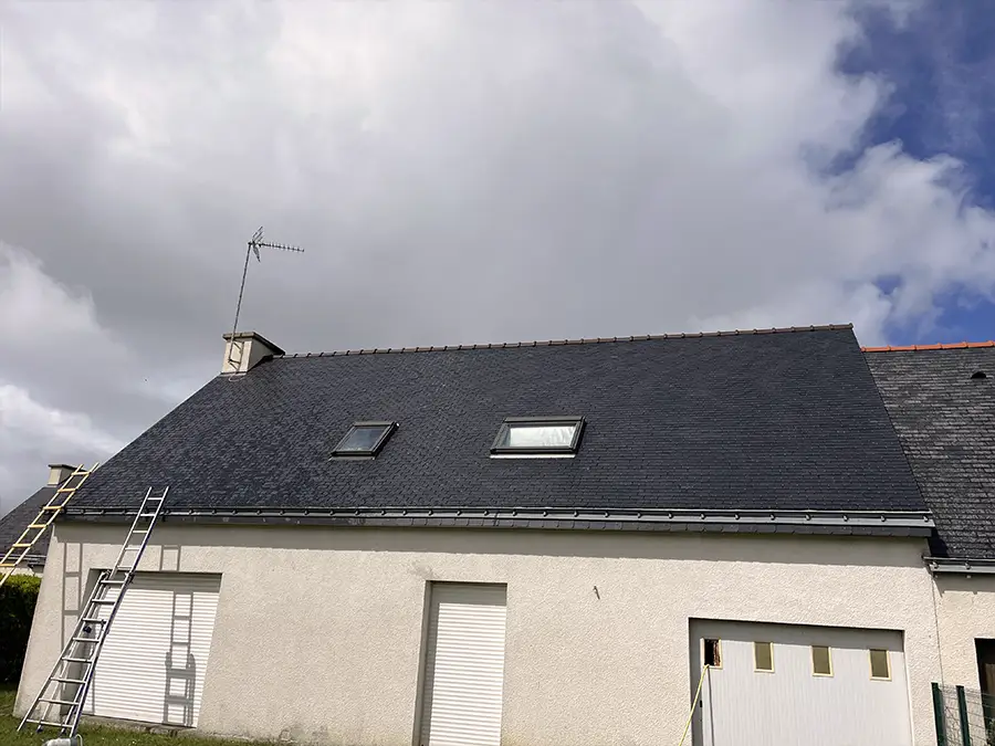 Nettoyage toiture Après